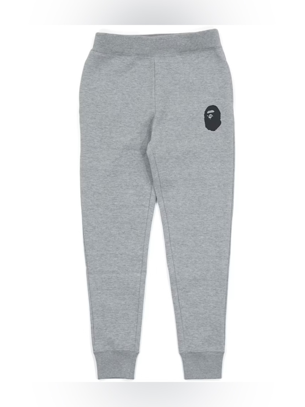 BAPE A Bathing Ape Grey Ape Head sweatpants